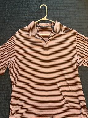 Ralph Lauren Navy/Lavender Striped Polo